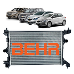 Radiador Behr Gm Cobalt Spin Onix Prisma 2012 a 2016 Manual