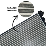 Radiador Behr Gm Cobalt Spin Onix Prisma 2012 a 2016 Manual