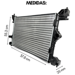 Radiador Behr Gm Cobalt Spin Onix Prisma 2012 a 2016 Manual