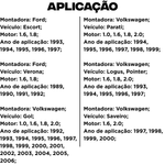 EletroVentilador Ventoinha Mahle Escort Gol Parati Saveiro Verona Pointer Logus