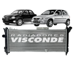 Radiador Visconde Gm Corsa Classic 1994 a 2010 Com ar