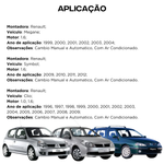 Eletroventilador Eurus Clio Symbol Megane Scenic Sandero Logan 1.0 1.6 1999 a 2009