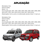 Radiador Rhino Fiat Doblo 2001 a 2019 Com Ar