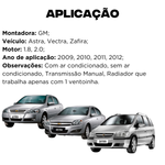 Radiador Rhino Gm Astra Vectra Zafira 1.8 2.0 2009 a 2011 Manual
