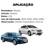 Condensador Magneti Marelli Nissan Sentra 2.0 2013 a 2016 Automático