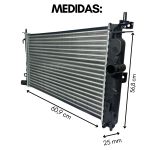 Radiador Rhino Gm Vectra 2,0 2,2 1997 a 2005 Cambio Manual