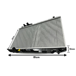 Radiador Visconde Honda Civic 1.8 2006 2007 2008 2009