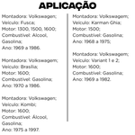 Bomba Combustível Fusca Kombi Brasília 1300 1500 1600 Gasolina Álcool