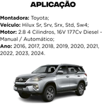 Kit Revisão Filtro Troca Completa Wega Hilux 2.8 Diesel 2016 a 2024