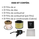 Kit Revisão Filtro Completo Toyota Hilux Tdi 2.5 3.0 16v 2012 a 2015