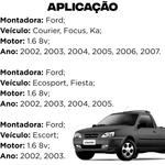 Eixo Comando Ecosport Ka Fiesta Escort 1.6 8v 2002 a 2007 Mahle