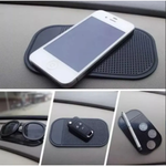 Suporte Antideslizante de Gel Sw para Smartphones Painel Carro Cor Preto