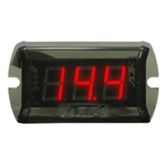 Voltímetro Ajk Digital Nano Black 12v e 24v Display Vermelho