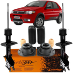 Par Amortecedor Dianteiro Cofap + Kit Palio Rst Way Fire 1.0 2007 a 2016