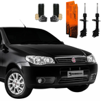 Par Amortecedor Dianteiro Cofap + Kit Palio Rst Way Fire 1.0 2007 a 2016