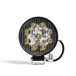 Kit 5 Farol Auxiliar de Led Redondo 9 Leds Tarponn