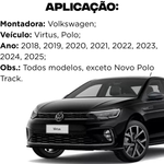 Par Amortecedor Traseiro Turbogás Virtus Polo 2018 a 2025 Cofap