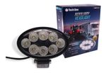 Farol Auxiliar de Led Oval 8 Leds Tech One