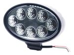 Farol Auxiliar de Led Oval 8 Leds Tech One