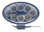 Farol Auxiliar de Led Oval 8 Leds Tech One