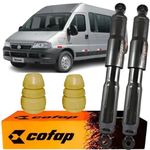 Par Amortecedor Traseiro Cofap + Batente Ducato Boxer Jumper