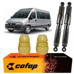 Par Amortecedor Traseiro Cofap + Batente Ducato Boxer Jumper