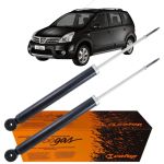PAR AMORTECEDOR TRASEIRO NISSAN LIVINA 2009 A 2016 (KIT416)