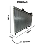 Radiador Eurus Nissan Sentra 2.0 2007 2009 2011 2013