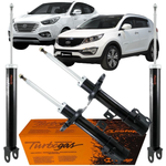 Kit 4 Amortecedor Dianteiro Traseiro Sportage Ix35 2010/2015