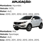 Kit 4 Amortecedor Dianteiro Traseiro Sportage Ix35 2010/2015