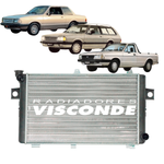 RADIADOR VISCONDE FORD DEL REY CORCEL II 1,6 1982 A 1989 SEM AR (RV2280)