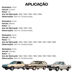 RADIADOR VISCONDE FORD DEL REY CORCEL II 1,6 1982 A 1989 SEM AR (RV2280)