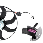 ELETRO VENTOINHA EURUS VW CROSSFOX SPACE FOX 1.6 2007 A 2011 (EU01012)