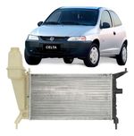 RADIADOR EURUS GM CELTA 1.0 2001 A 2005 SEM AR (EU2579E)