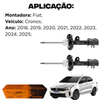 Par Amortecedor Dianteiro Fiat Cronos 2018 A 2025 Cofap