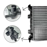 RADIADOR MAGNETI MARELLI FORD KA 2008 A 2013 FIESTA ATE 2005 COURIER (RMM372001M)
