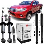 Par Amortecedor Dianteiro Traseiro Hilux Pick Up 2006 A 2015