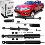 Par Amortecedor Dianteiro Traseiro Hilux Pick Up 2006 A 2015