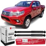 Par Amortecedor Dianteiro Traseiro Hilux Pick Up 2006 A 2015