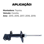 Par Amortecedor Dianteiro Corolla 2014 a 2019