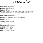 Kit Amortecedor Dianteiro Traseiro Onix Prisma Sonic + Kit