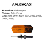 Par Amortecedor Dianteiro Vw Polo / Virtus 2018 A 2025 Cofap