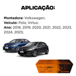 Kit Amortecedor Traseiro Dianteiro Virtus Polo 2018 A 2025 Cofap