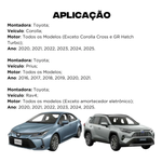 Par Amortecedor Traseiro Prius 16 Corolla Rav4 2020 A 2025