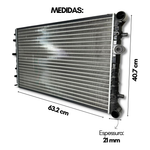 RADIADOR VISCONDE VW GOL G5 G6 G7 2008 EM DIANTE (RV2528)