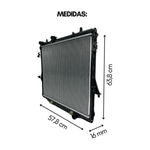 RADIADOR NOTUS GM S10 TRAIL BLAZER 2.4 2012 A 2015 AUTOMATICO (20023116)