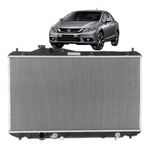 RADIADOR EURUS HONDA CIVIC 2012 A 2016 1.8 2.0 AUTOMATICO (EU7023B)