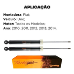 Par Amortecedor Traseiro Turbogás Fiat Uno 2010 A 2014 Cofap