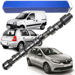 Eixo Comando Válvula Logan Sandero Clio Megane Kangoo 1.6 8v Mahle