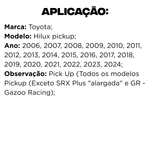 Par Amortecedor Dianteiro Kayaba Hilux Pick-up 2006 a 2024 (KITKY04)